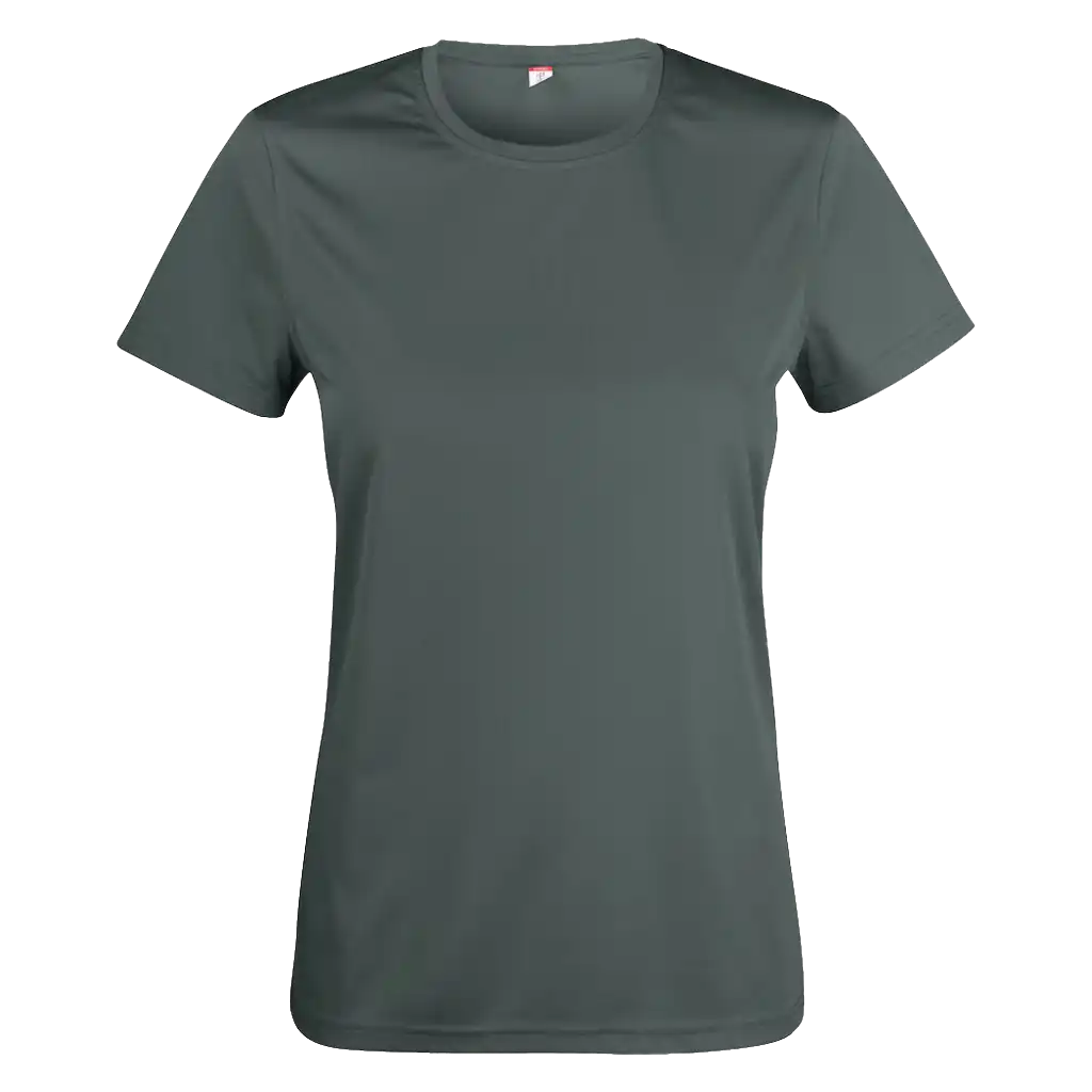 Lyijy Clique Basic Active-T Women 029039 – moderni tekninen t-paita naisille logopainatuksella