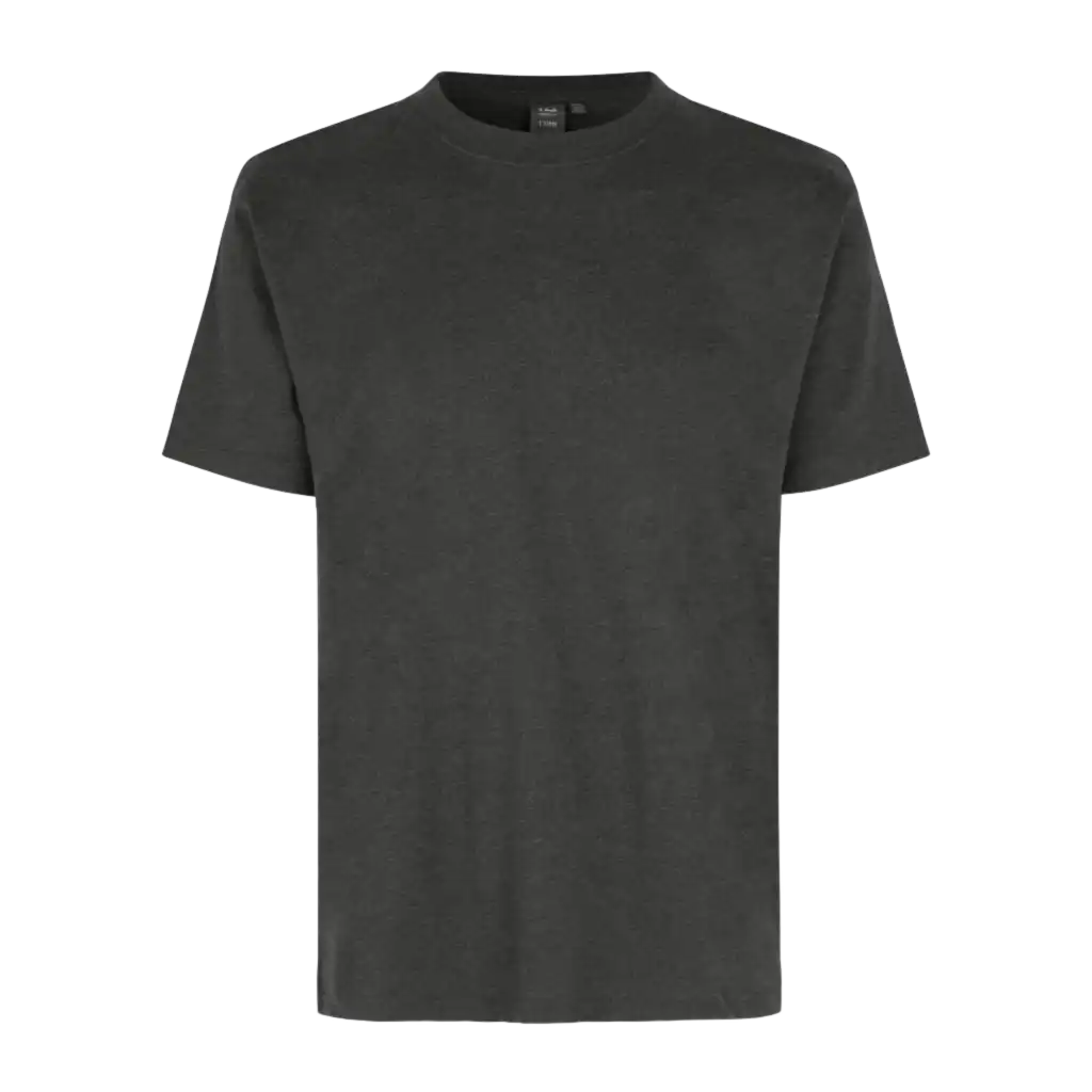 Tummanharmaa ID® T-TIME® T-shirt 0510 – miesten t-paita omalla logolla