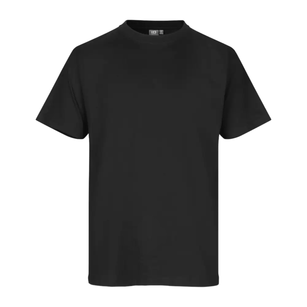 Musta ID® T-TIME® T-shirt 0510 – klassinen miesten t-paita omalla logolla