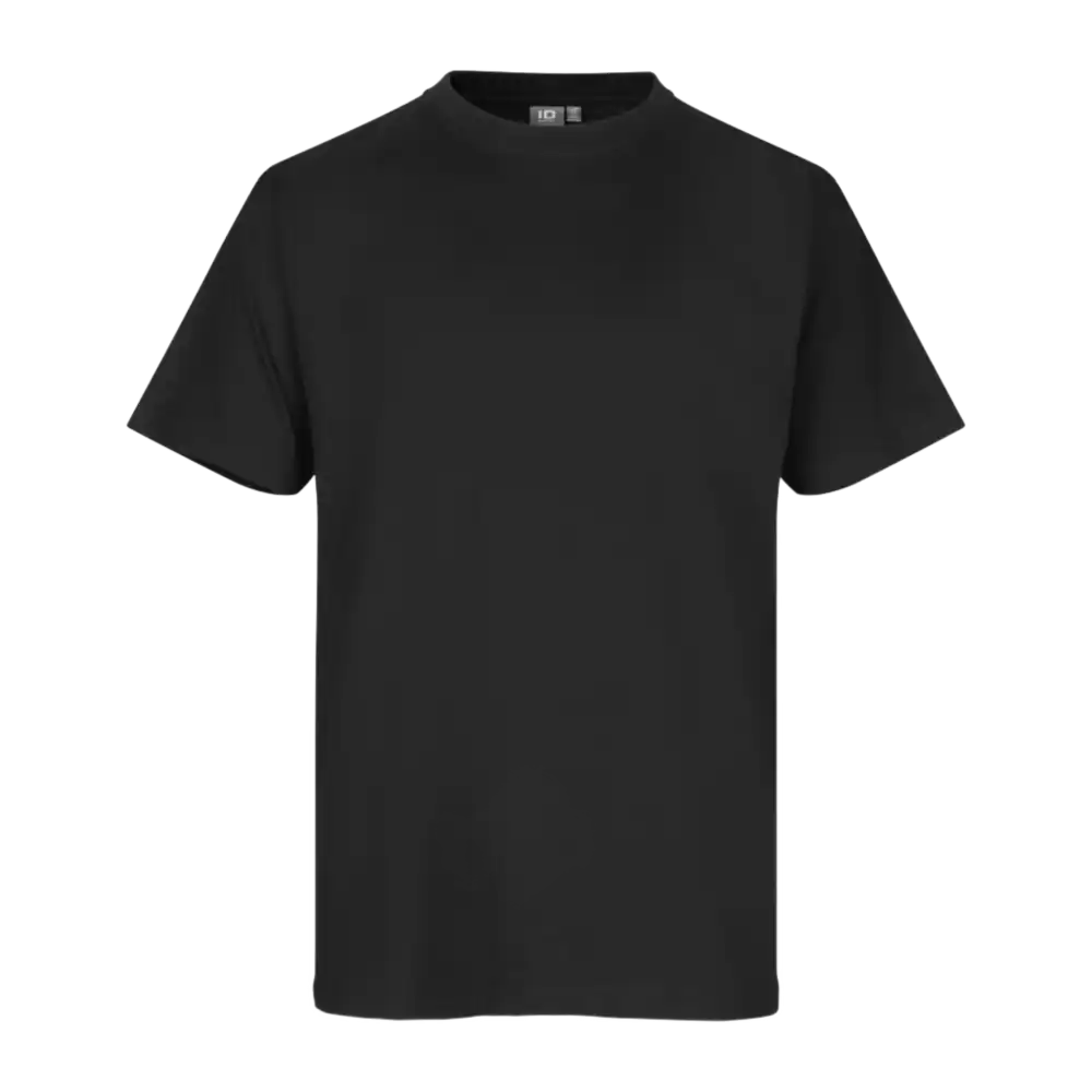 Musta ID® T-TIME® T-shirt 0510 – klassinen miesten t-paita omalla logolla