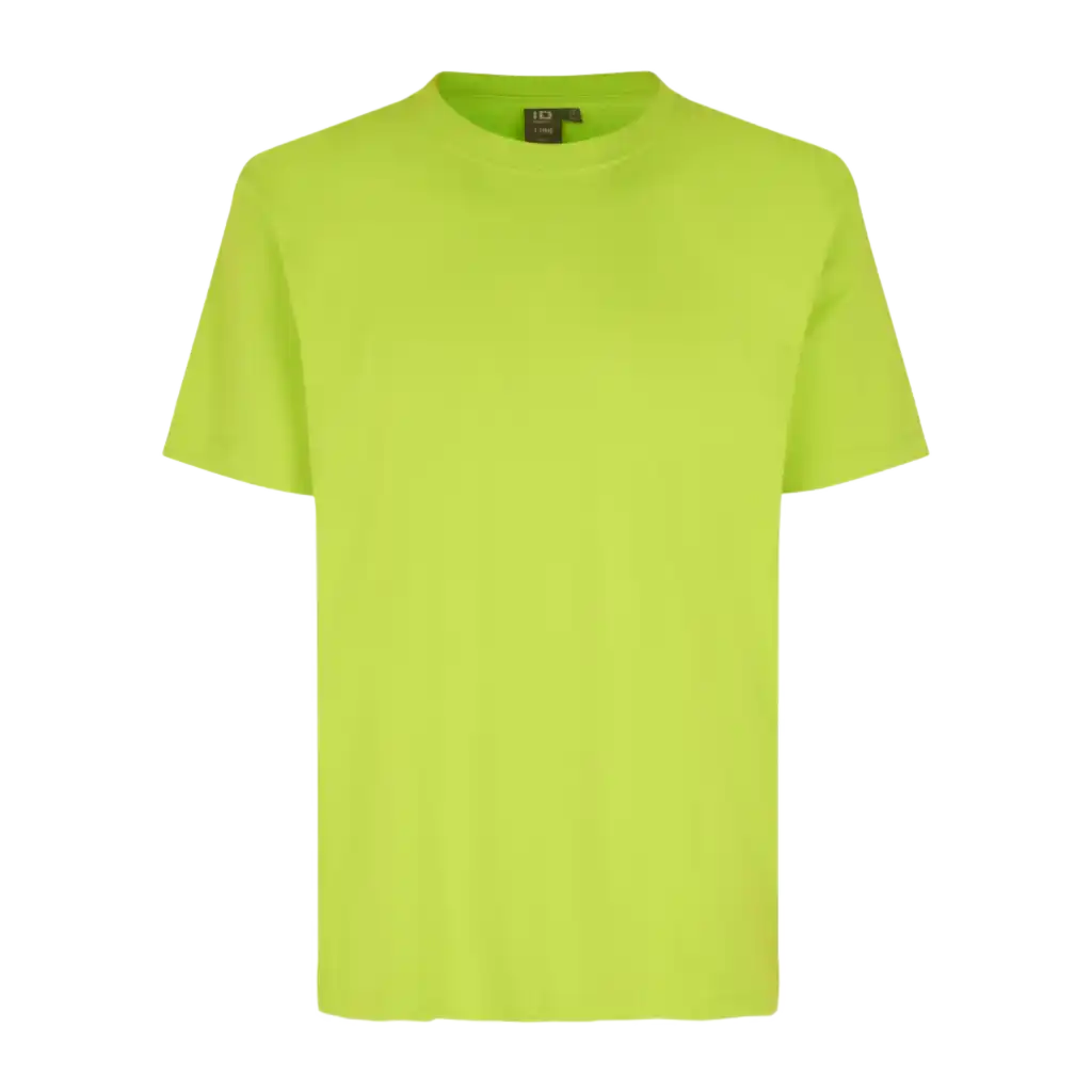 Lime-vihreä ID® T-TIME® T-shirt 0510 – kevyt t-paita omalla logolla seuroille