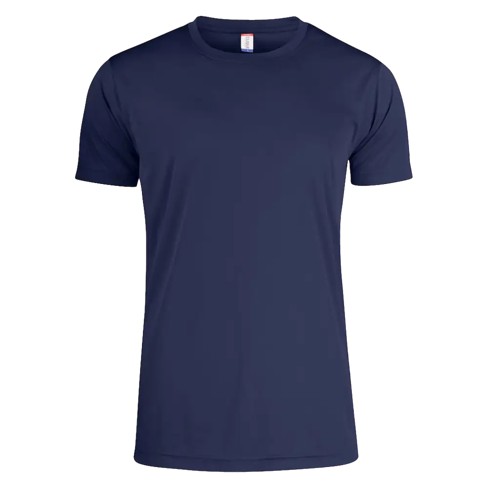 Miesten t-paita Clique Basic Active-T tummansininen – hengittävä ja OEKO-TEX®-sertifioit