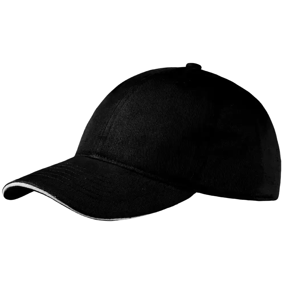 Lasten lippis omalla logolla (Puuvilla), väri Musta