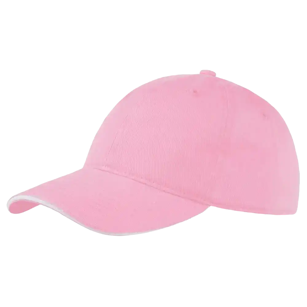 Lasten lippis omalla logolla (Puuvilla), väri Pinkki