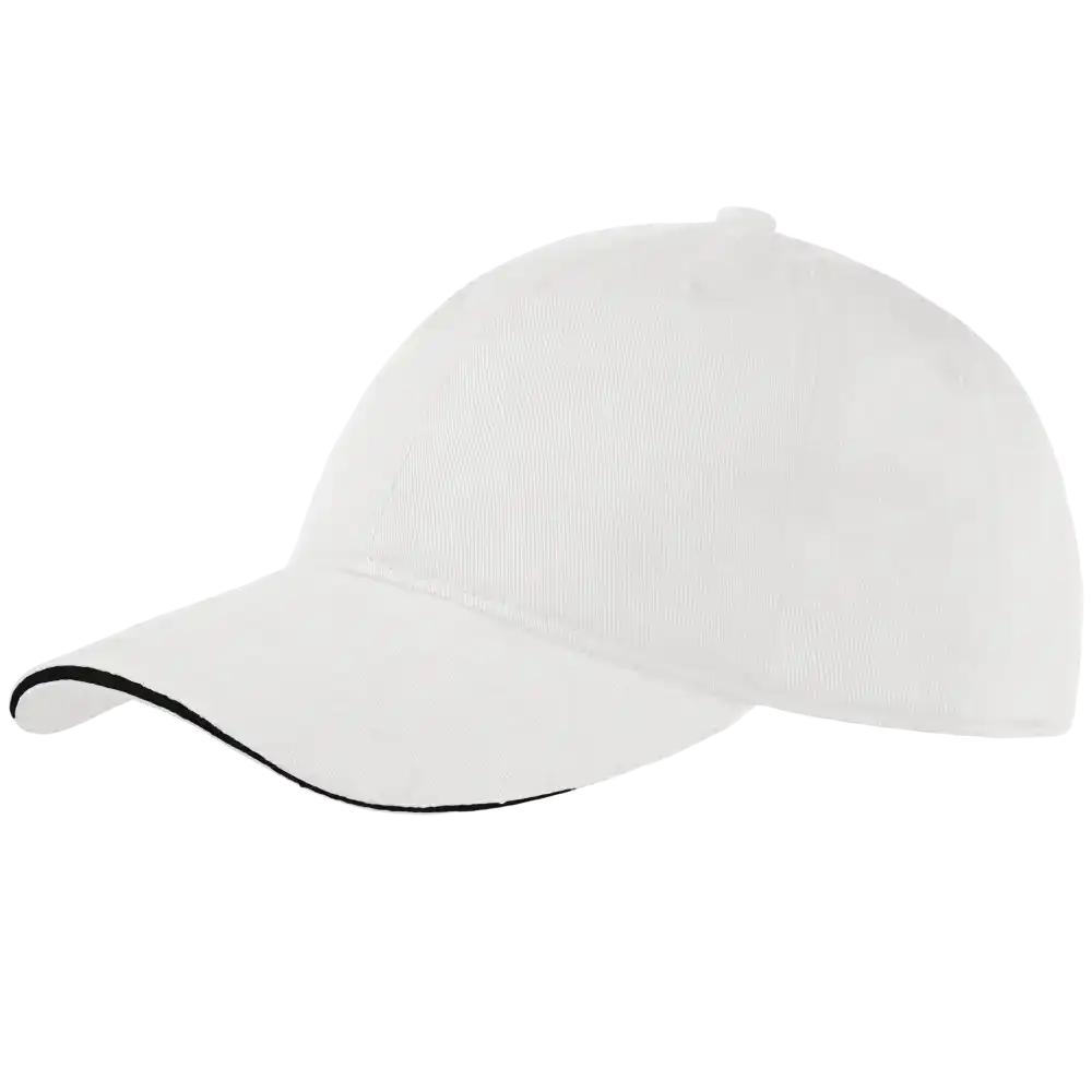 Lasten lippis omalla logolla (Puuvilla), väri Valkoinen