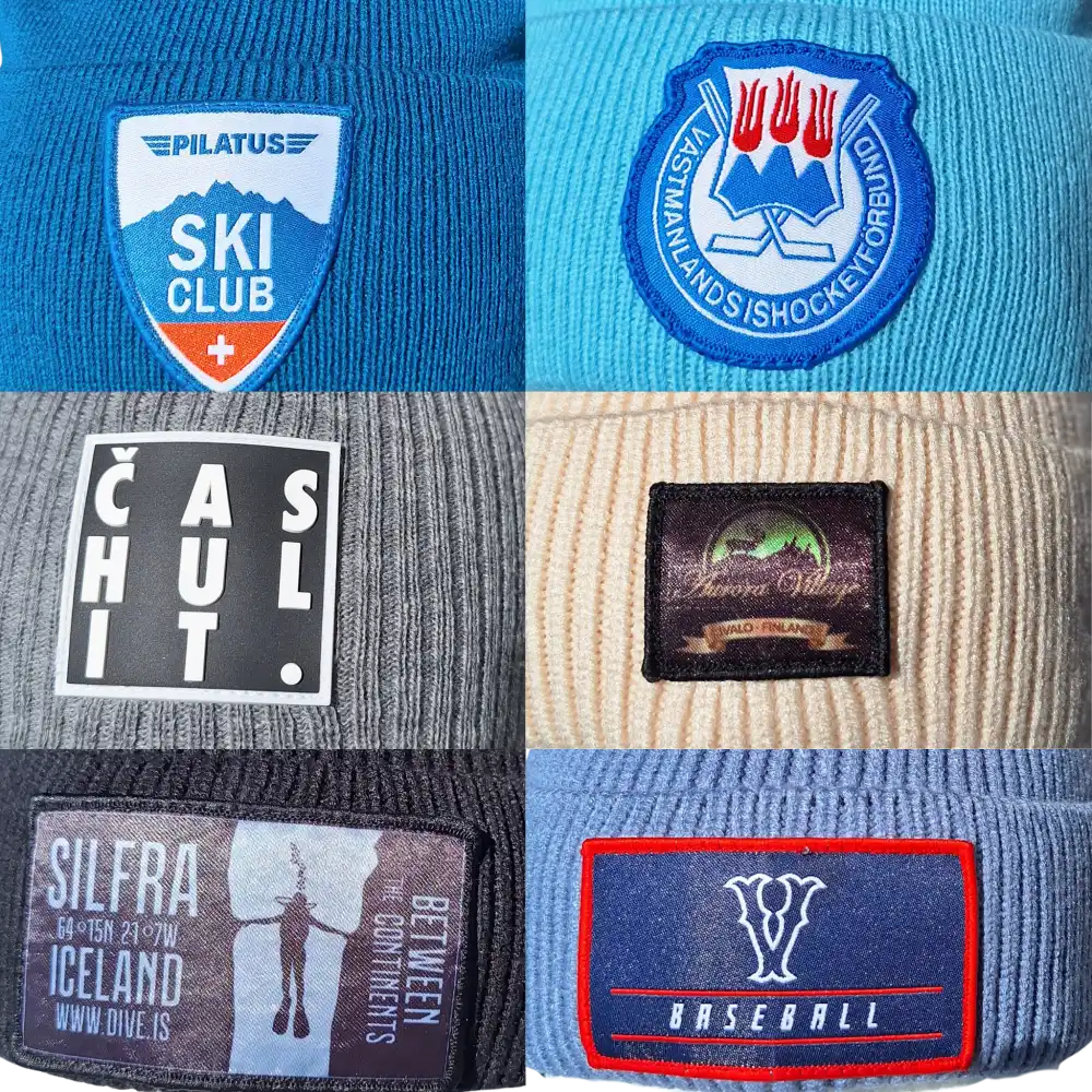 Kangasmerkki trikoopipoon omalla logolla. Parhaat merkintÀtavat! Zigi Zagi Oy.