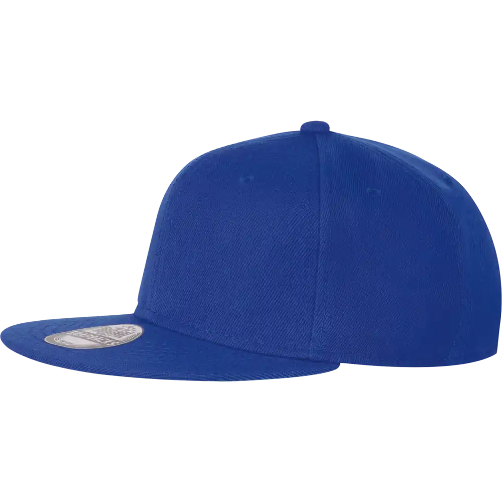 Lasten snapback omalla logolla, väri Royal sininen