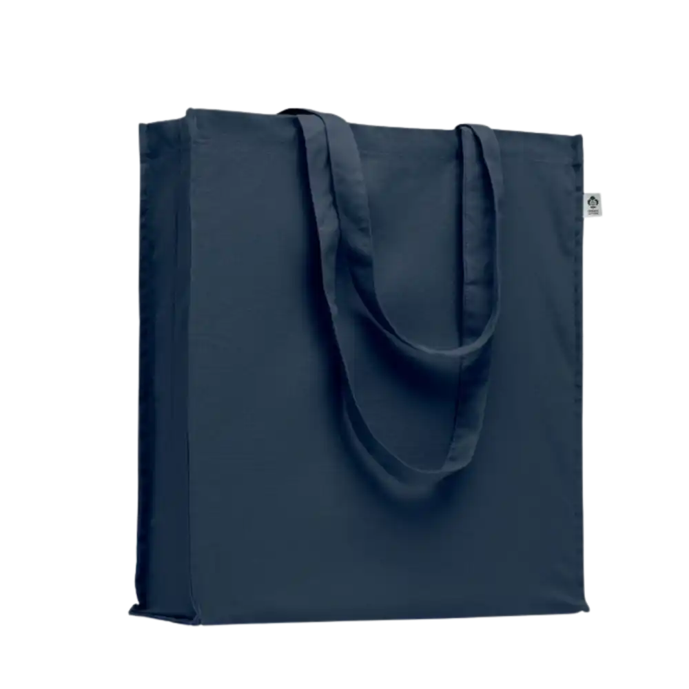 Luomupuuvillasta valmistettu ostoskassi 220 gr/m² alk.3.95€ - French navy - KOTI JA HYVINVOINTI