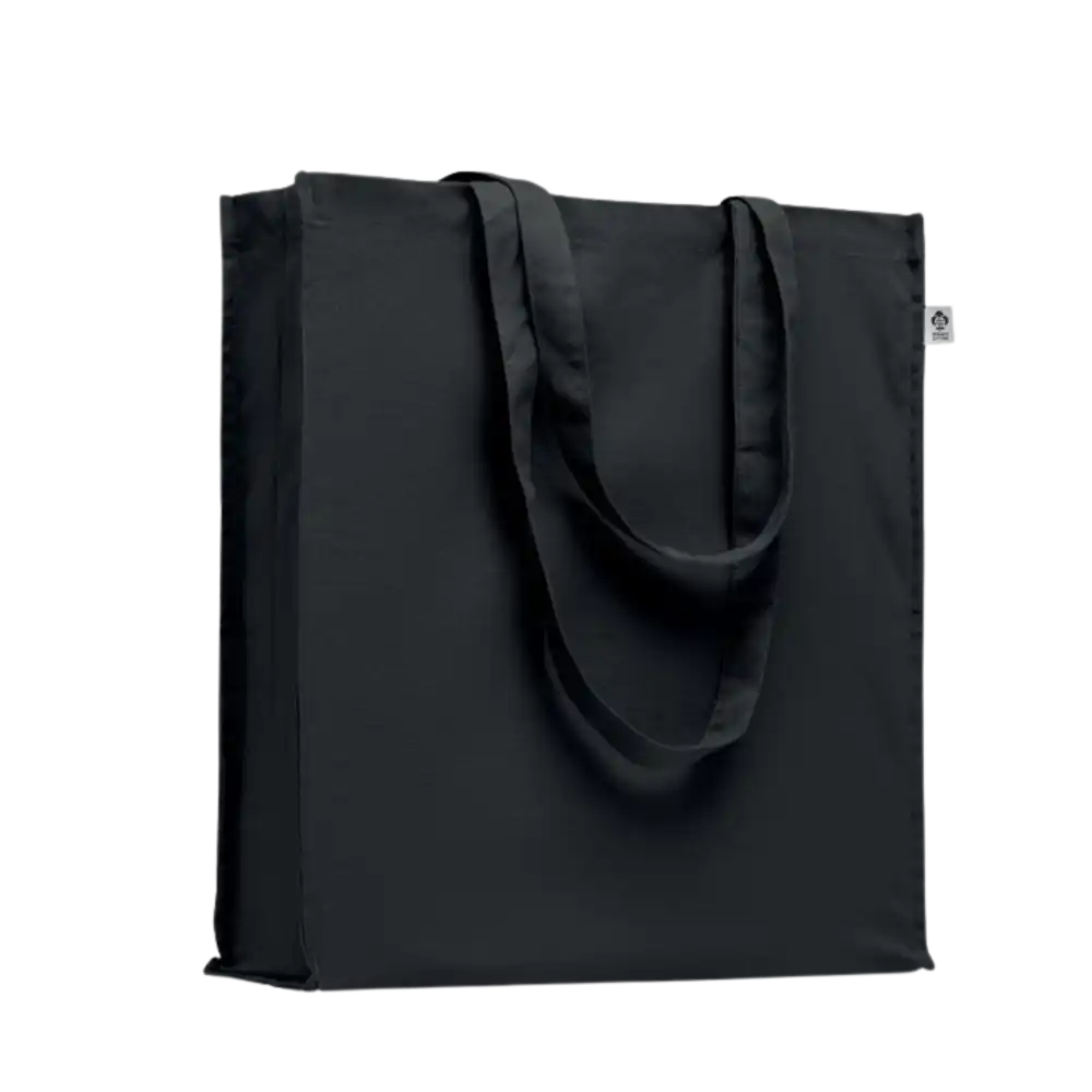 Luomupuuvillasta valmistettu ostoskassi 220 gr/m² alk.3.95€ - Black - KOTI JA HYVINVOINTI