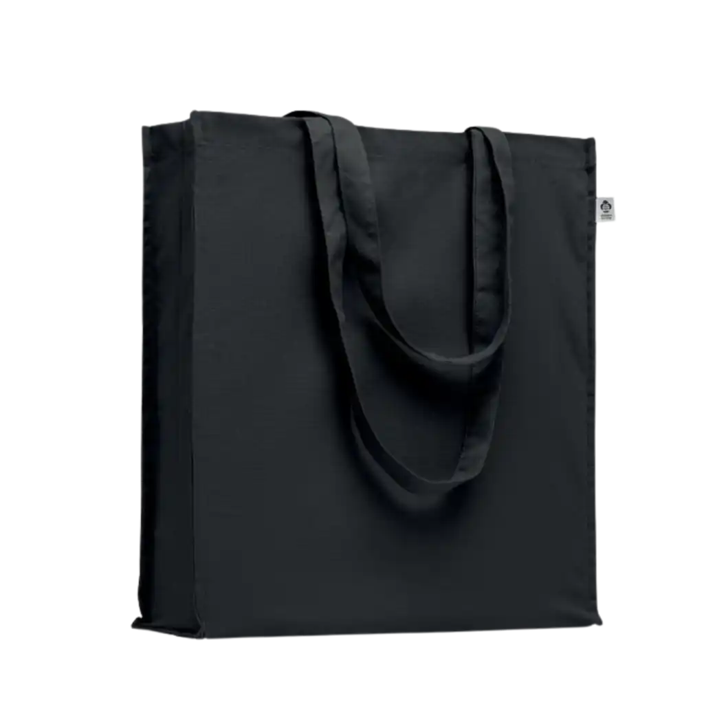 Luomupuuvillasta valmistettu ostoskassi 220 gr/m² alk.3.95€ - Black - KOTI JA HYVINVOINTI