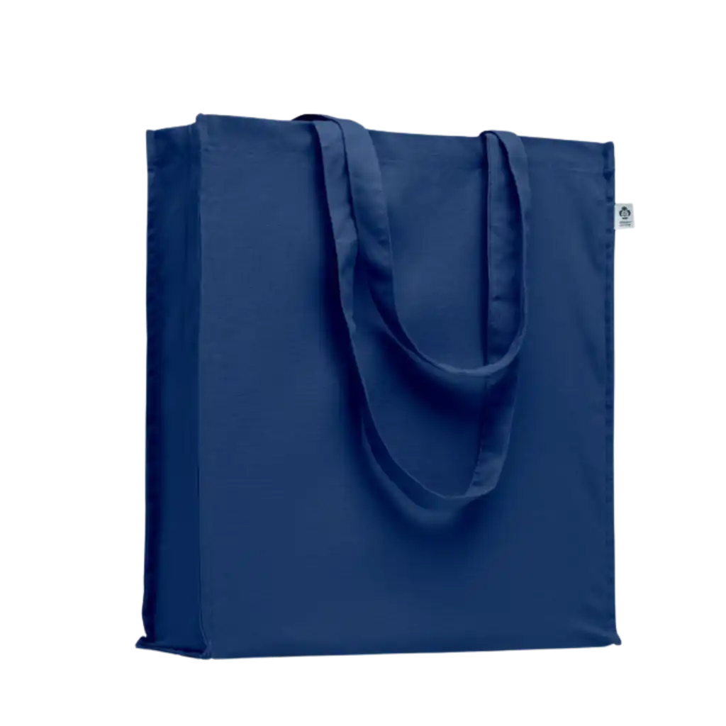 Luomupuuvillasta valmistettu ostoskassi 220 gr/m² alk.3.95€ - Blue - KOTI JA HYVINVOINTI