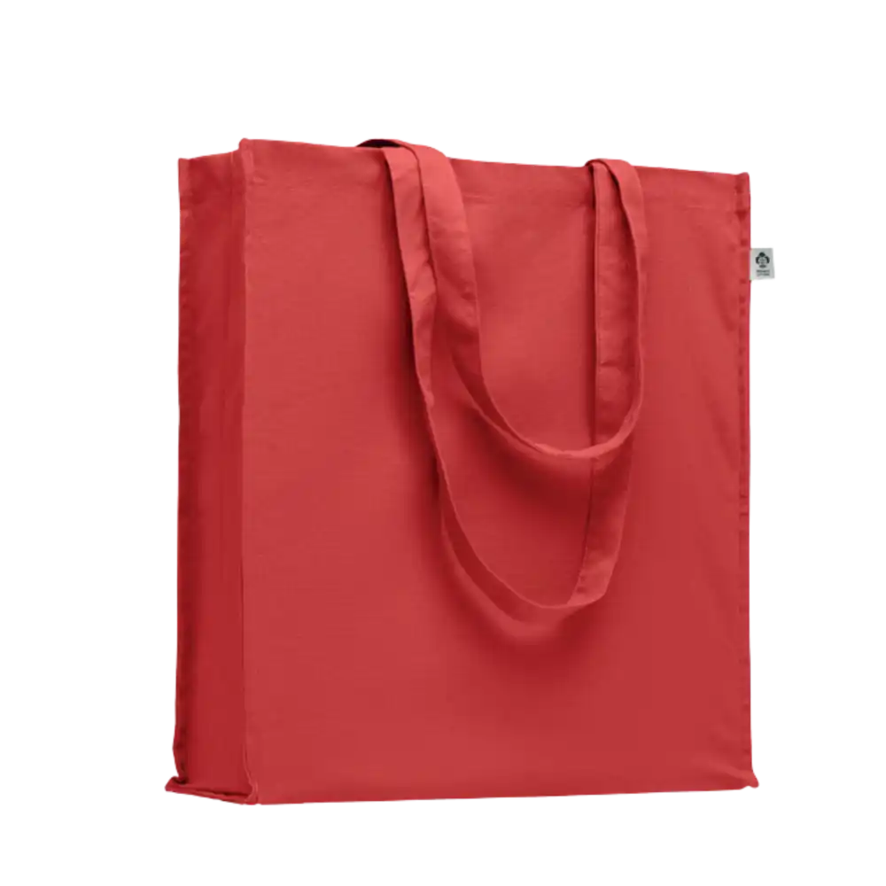 Luomupuuvillasta valmistettu ostoskassi 220 gr/m² alk.3.95€ - Red - KOTI JA HYVINVOINTI
