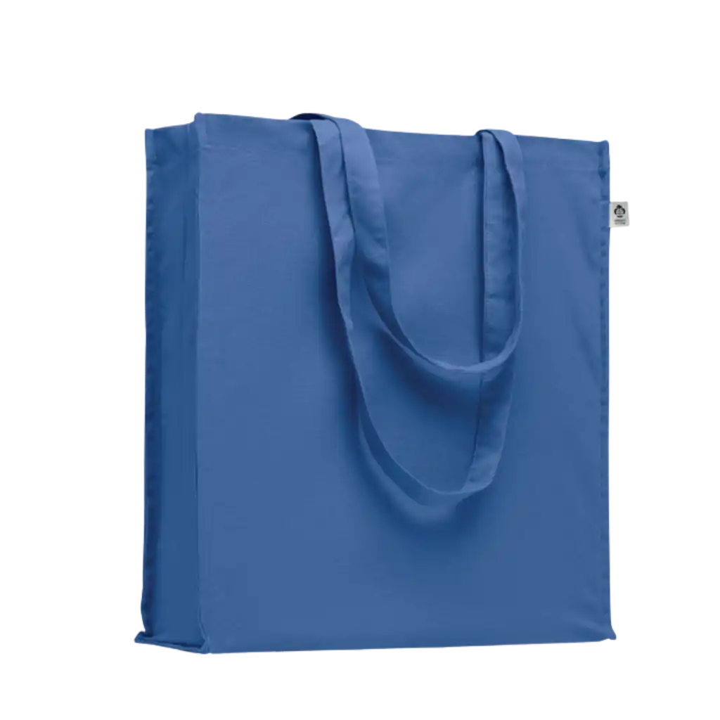 Luomupuuvillasta valmistettu ostoskassi 220 gr/m² alk.3.95€ - Royal blue - KOTI JA HYVINVOINTI