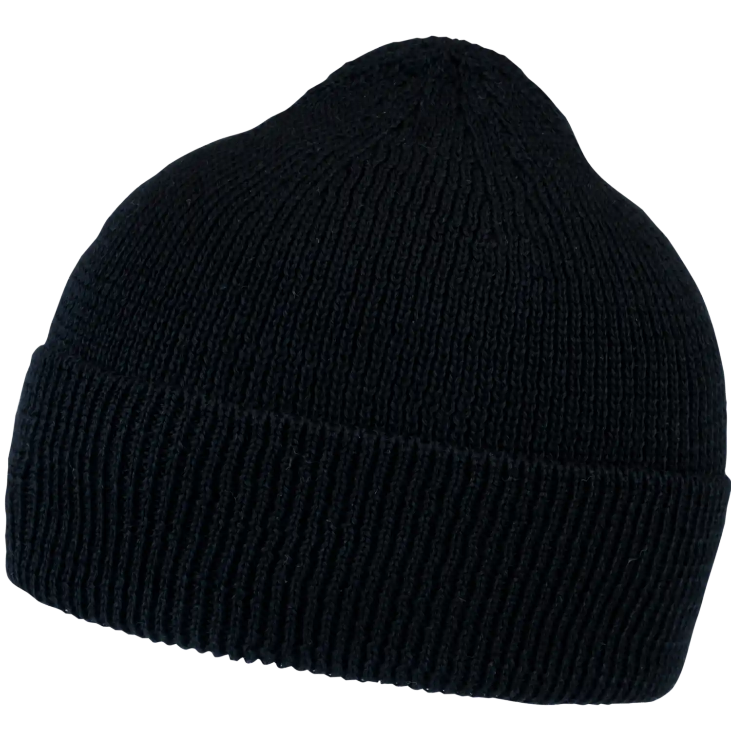 Kuru 100% Merinovillapipo musta omalla logolla - Laadukas merinovillapipo. Kuva ilman omaa logoa pipossa.