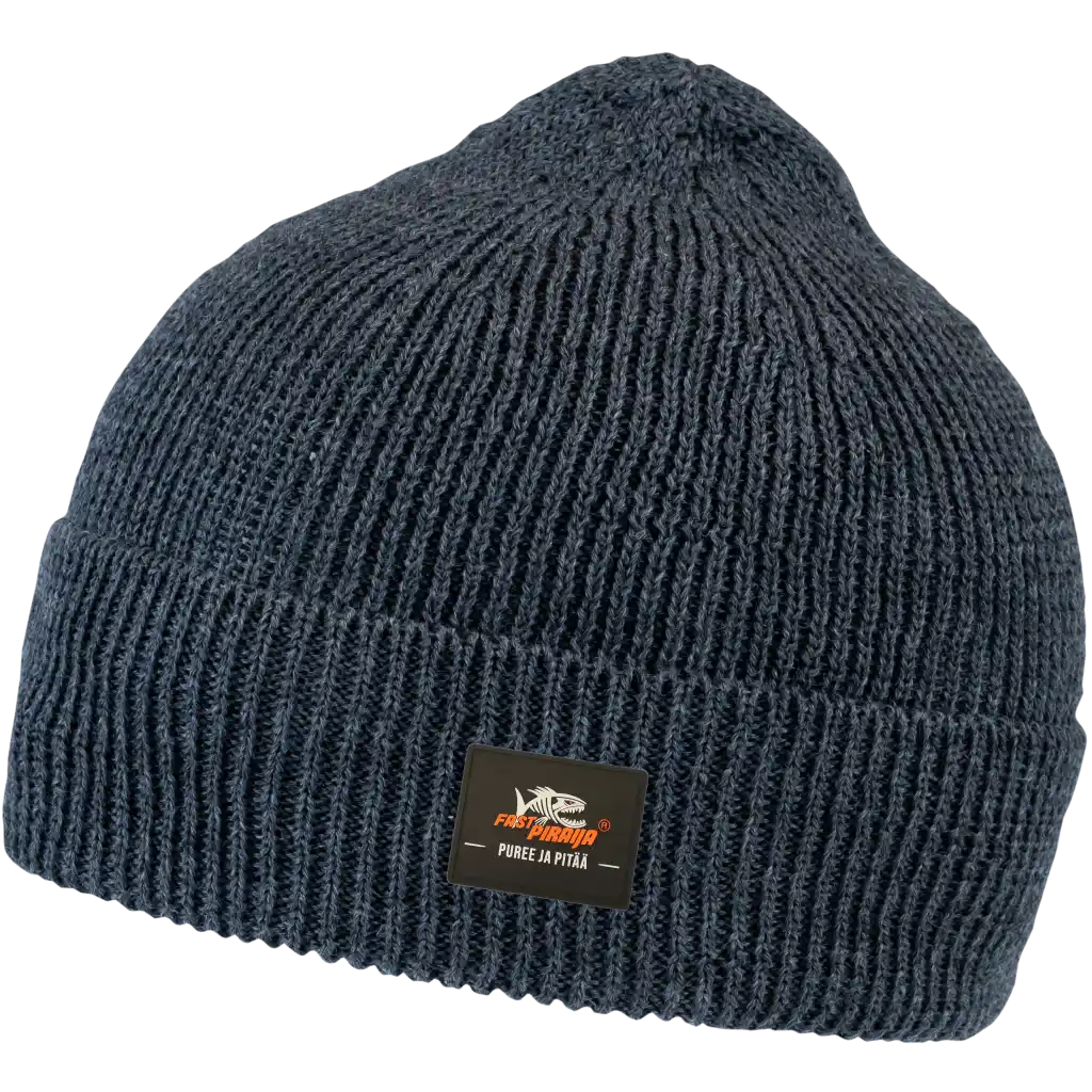 Kuru 100% Merinovillapipo tummanharmaa - Laadukas merinovillapipo omalla logolla joka säähän.