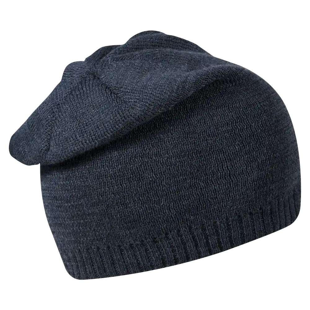 Extended Naisten Merinovillapipo omalla logolla (coFEE 3034) - Harmaa