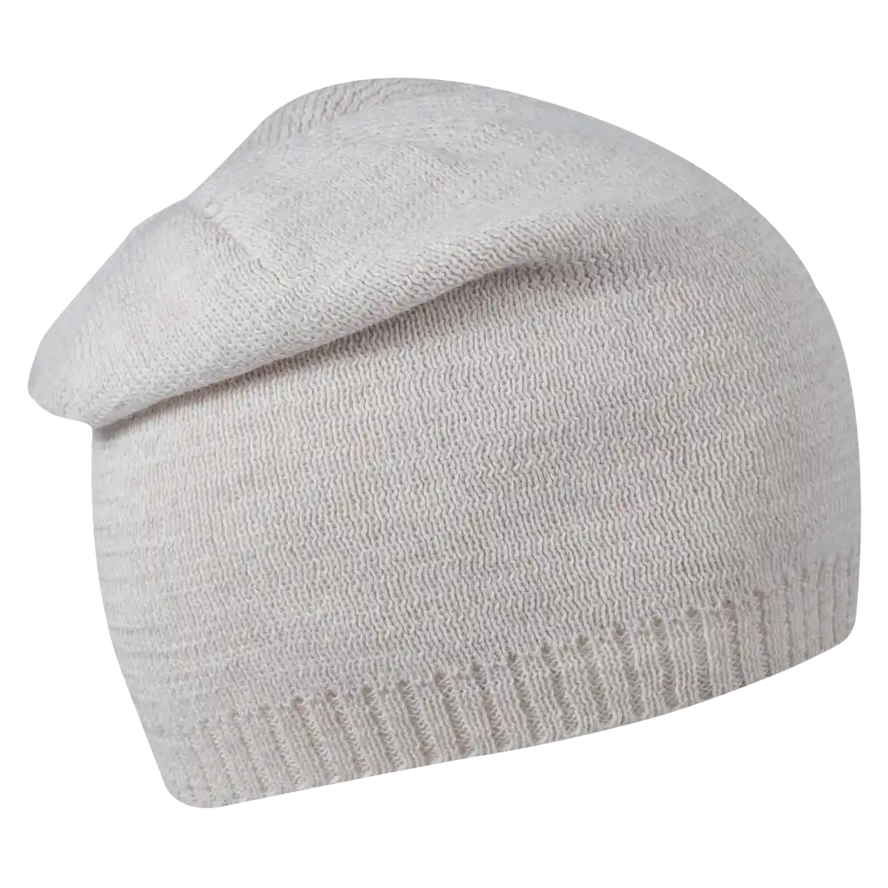 Extended Naisten Merinovillapipo omalla logolla (coFEE 3034) - Luonnon valkoinen