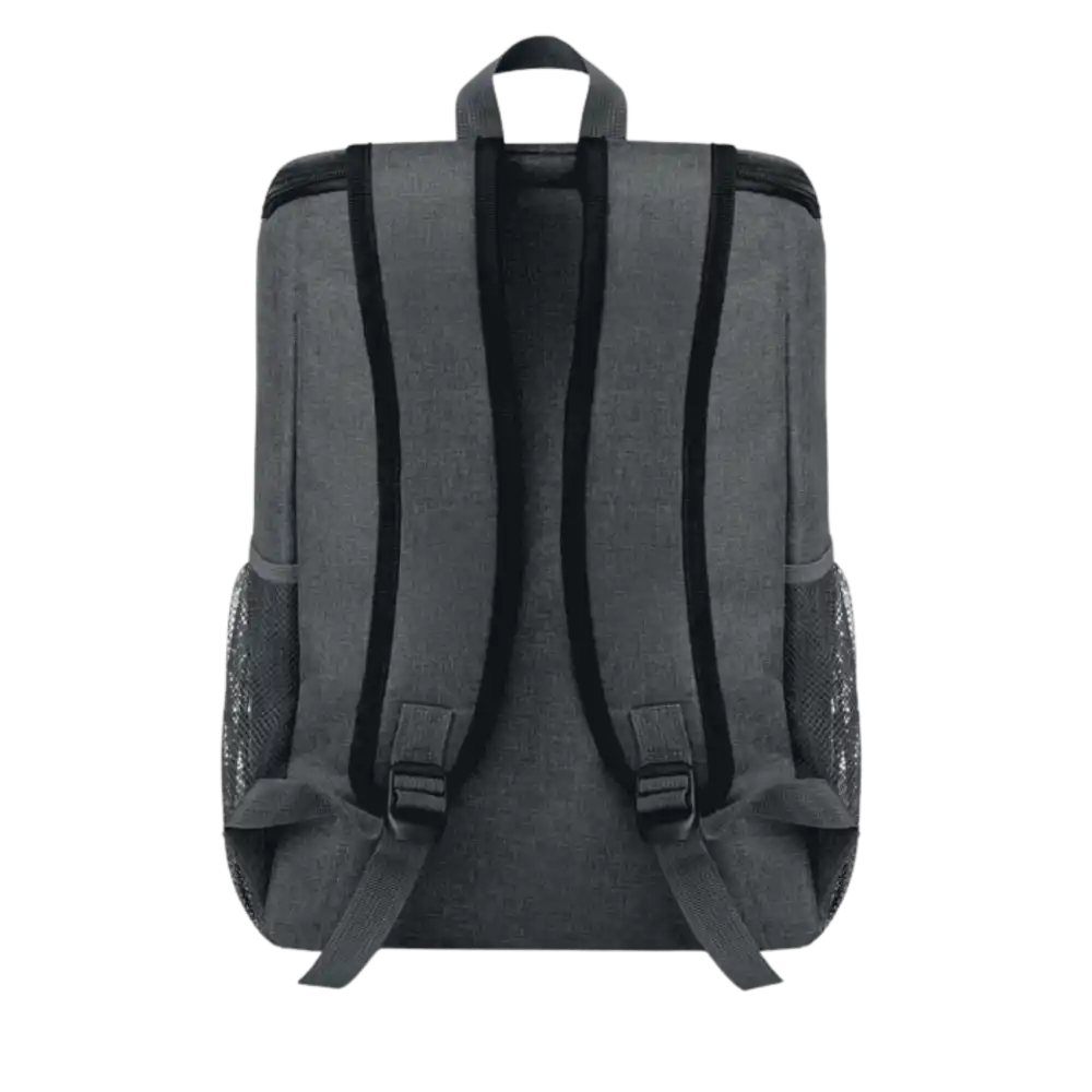 MONTECOOL RPET-kylmÀlaukun selkÀpuoli, jossa nÀkyvÀt sÀÀdettÀvÀt olkahihnat