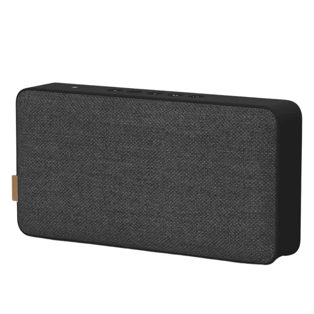 Teräksenharmaa SACKit Move 150 Bluetooth-kaiutin - tyylikäs yrityslahja