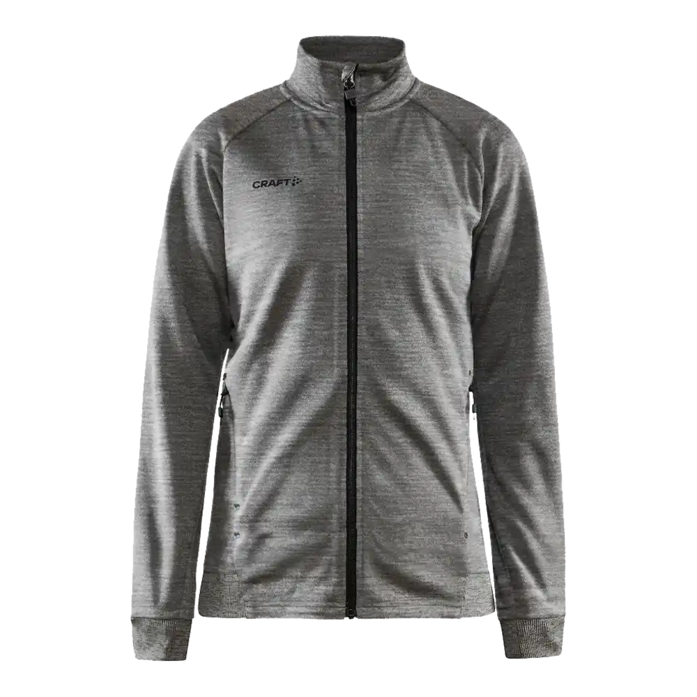 Takki omalla painatuksella - CRAFT UNIFY JACKET W Dark Grey Melange -ZigiZagi