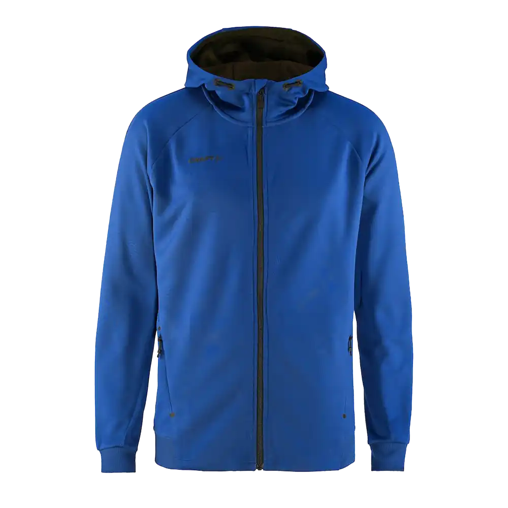 Takki omalla logolla - CRAFT ADV UNIFY FZ HOOD Club Cobolt -ZigiZagi