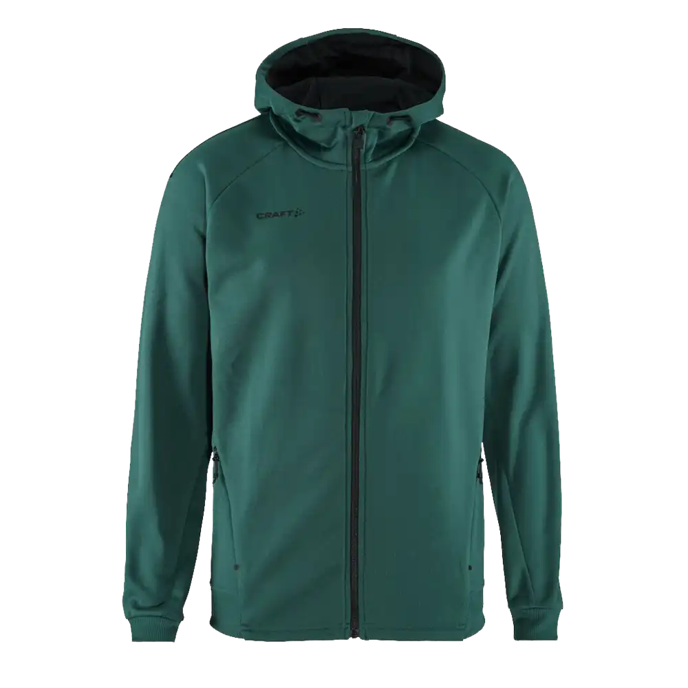 Takki omalla logolla - CRAFT ADV UNIFY FZ HOOD Opal -ZigiZagi