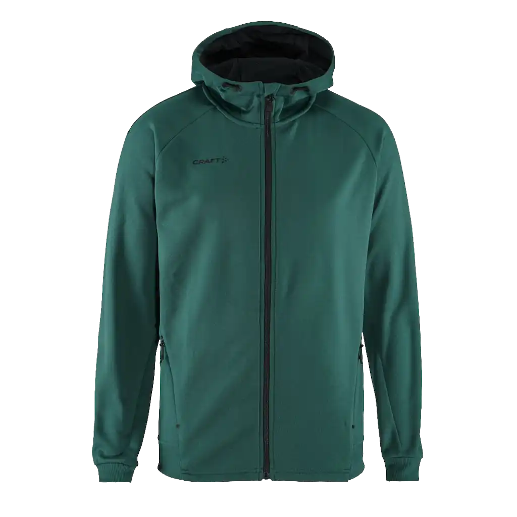 Takki omalla logolla - CRAFT ADV UNIFY FZ HOOD Opal -ZigiZagi