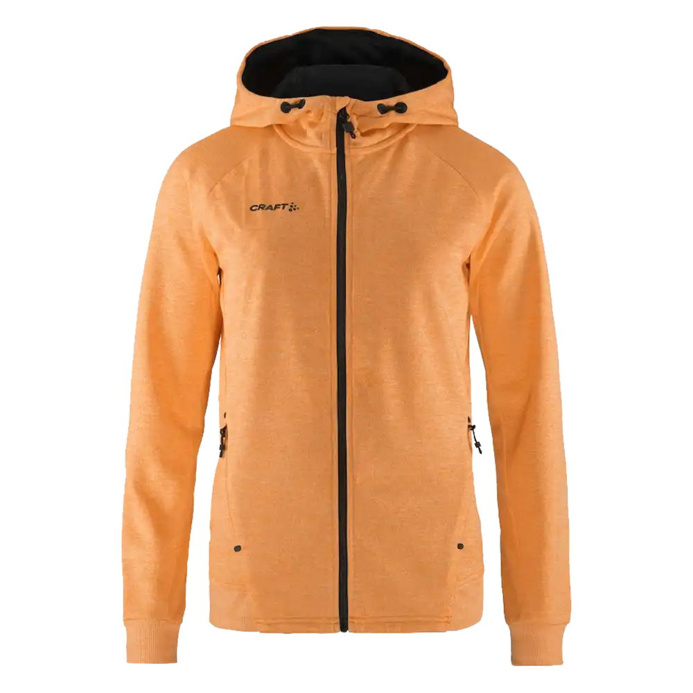 Takki omalla logolla - CRAFT ADV UNIFY FZ HOOD W Tiger Melange -ZigiZagi