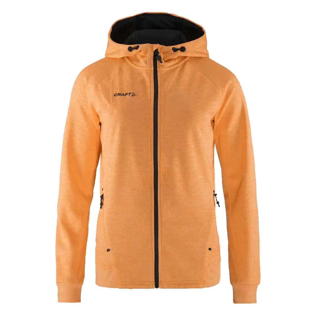 Takki omalla logolla - CRAFT ADV UNIFY FZ HOOD W Tiger Melange -ZigiZagi