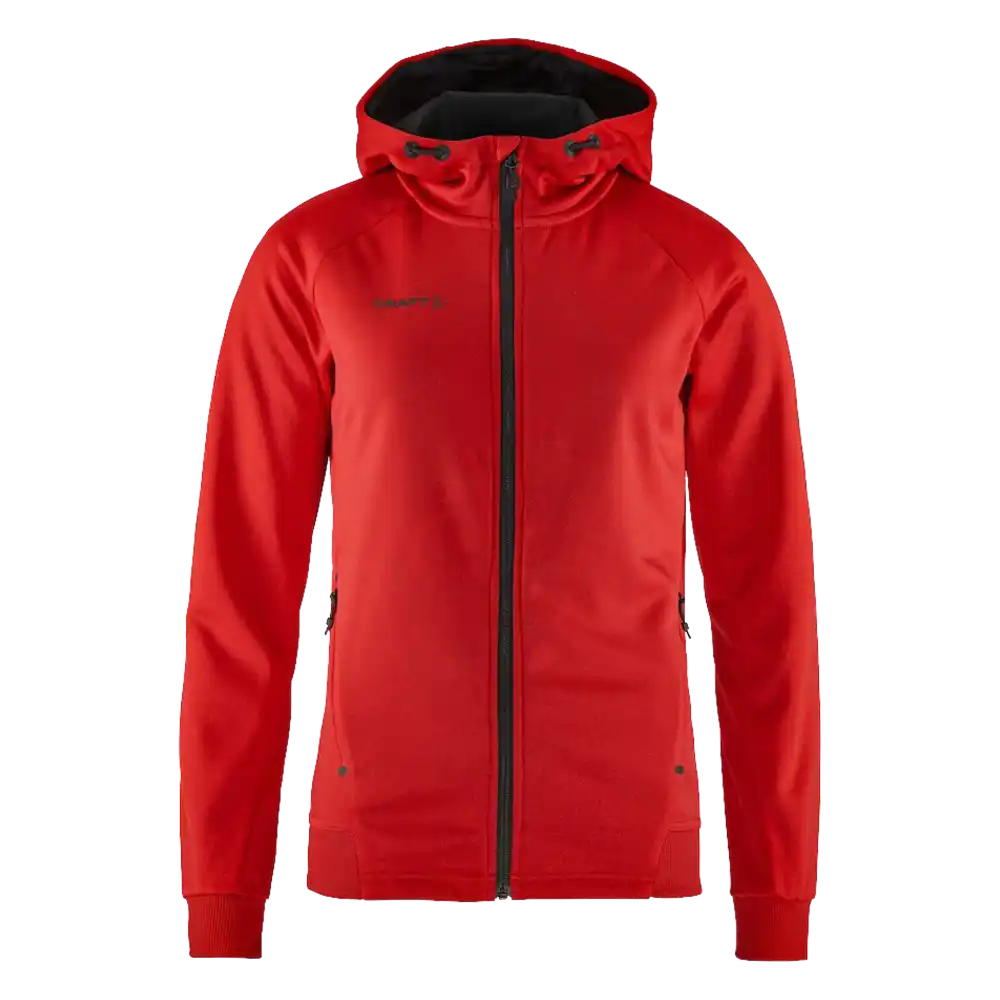 Takki omalla logolla - CRAFT ADV UNIFY FZ HOOD W Bright Red -ZigiZagi
