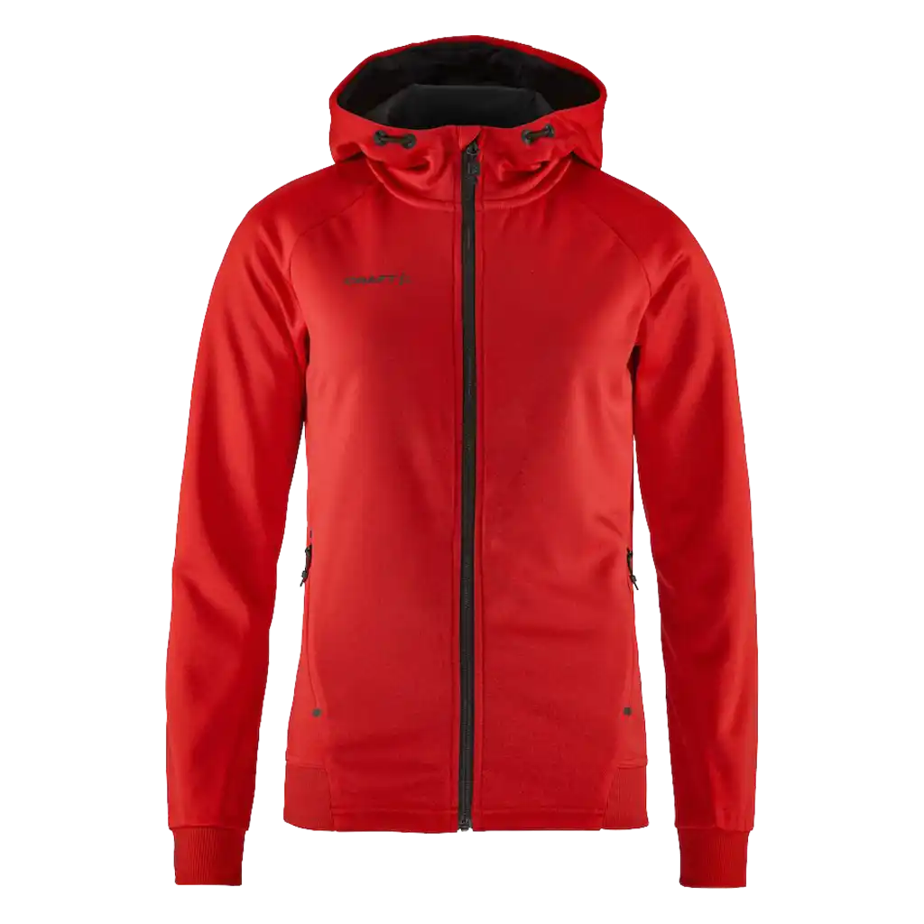Takki omalla logolla - CRAFT ADV UNIFY FZ HOOD W Bright Red -ZigiZagi