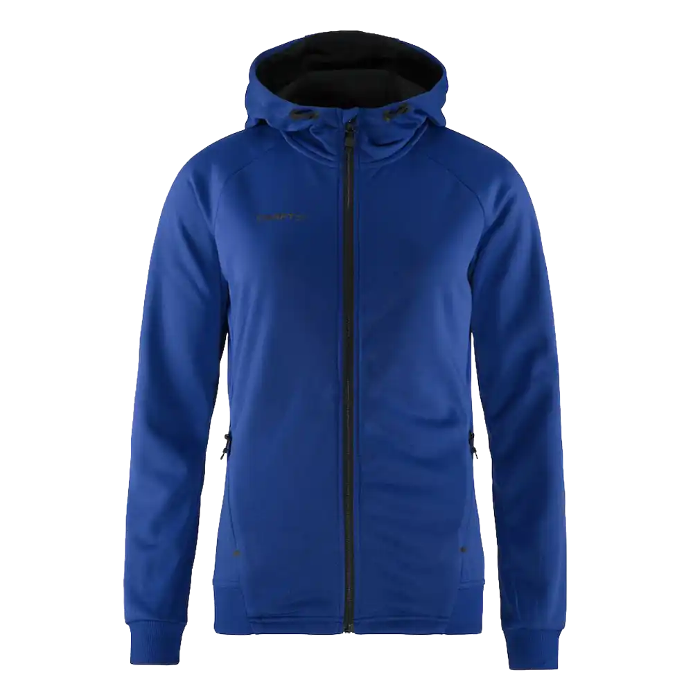 Takki omalla logolla - CRAFT ADV UNIFY FZ HOOD W Club Cobolt -ZigiZagi