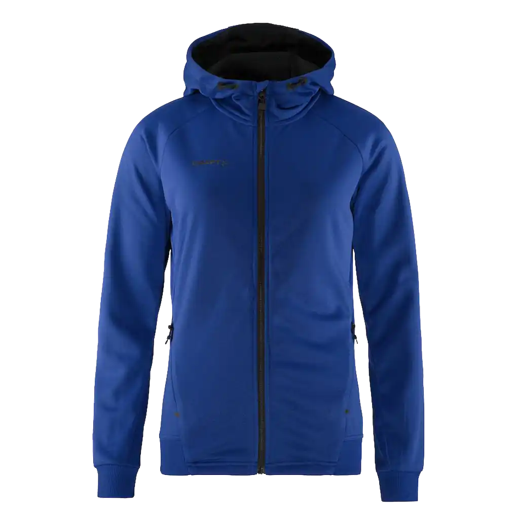 Takki omalla logolla - CRAFT ADV UNIFY FZ HOOD W Club Cobolt -ZigiZagi
