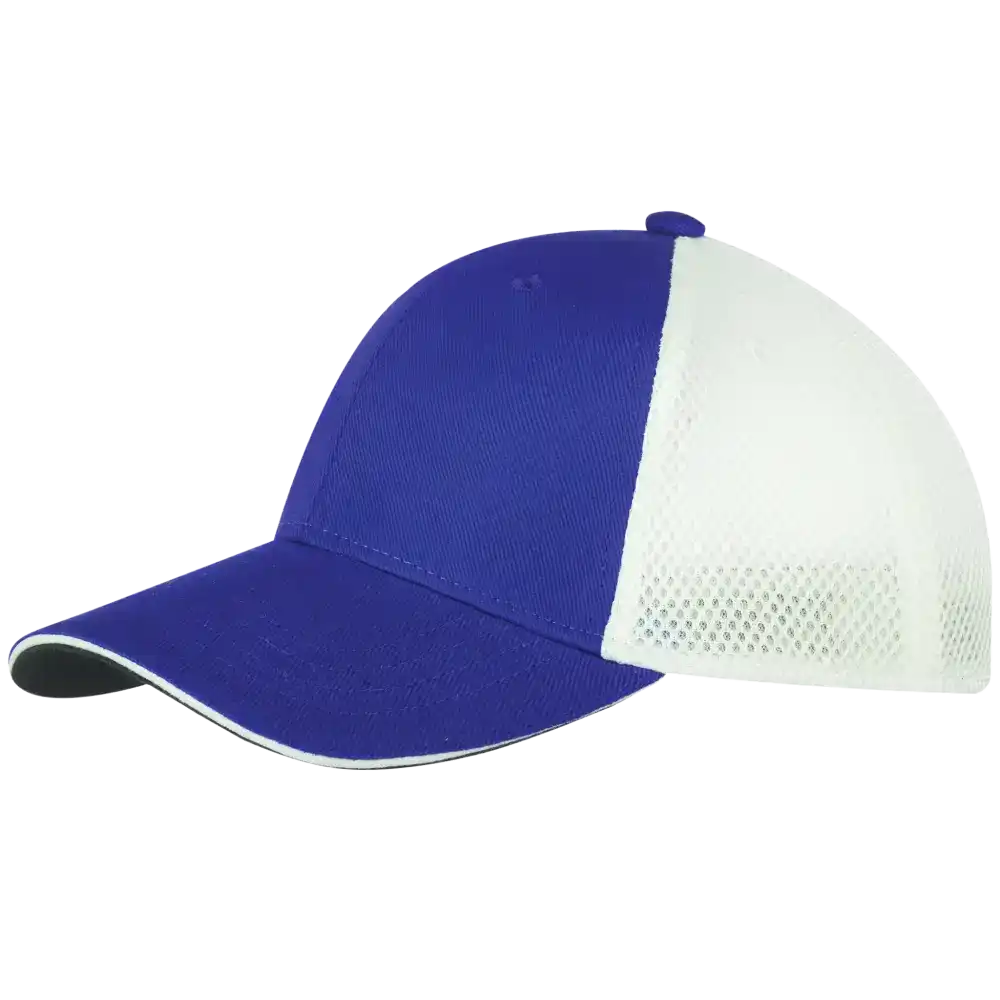 New Meshfit fitted trucker logolla, väri Royal sininen