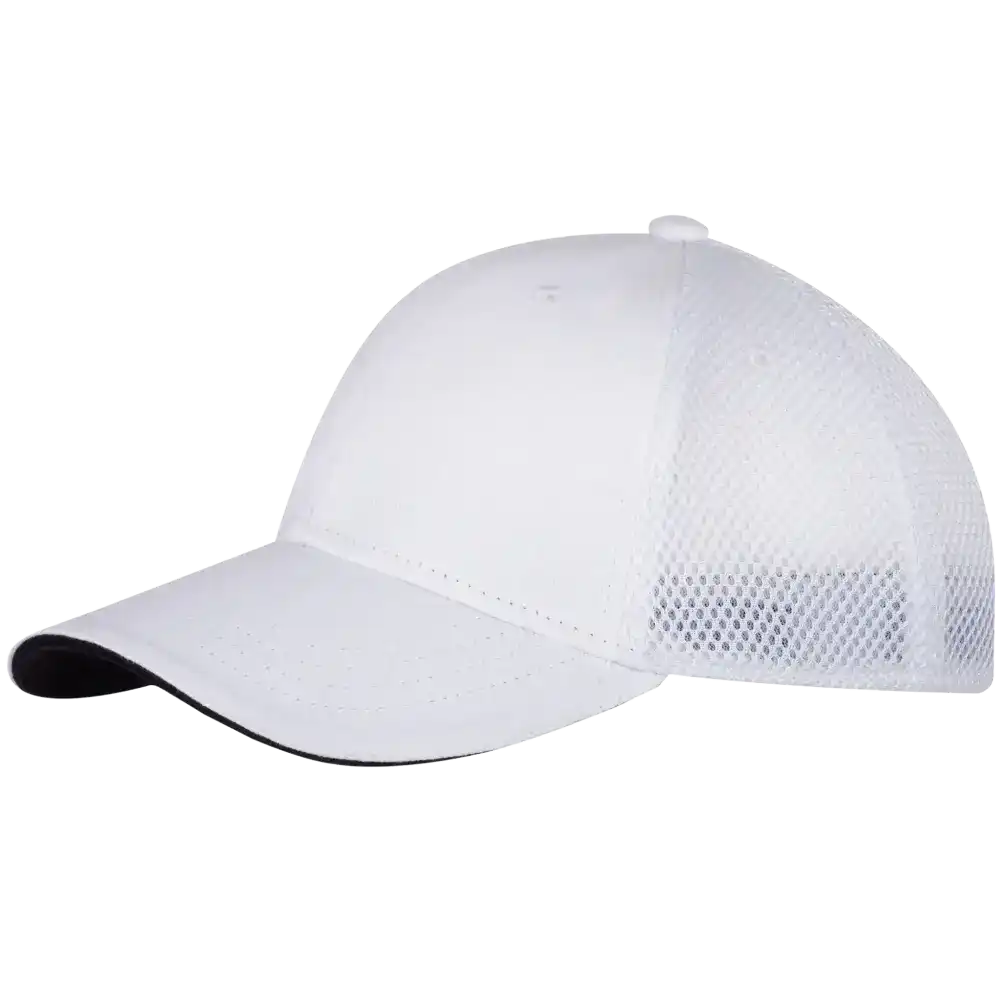 New Meshfit fitted trucker logolla, väri Valkoinen