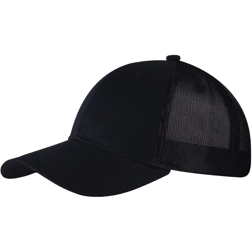 NewMesh trucker lippis musta omalla logolla-ZigiZagi