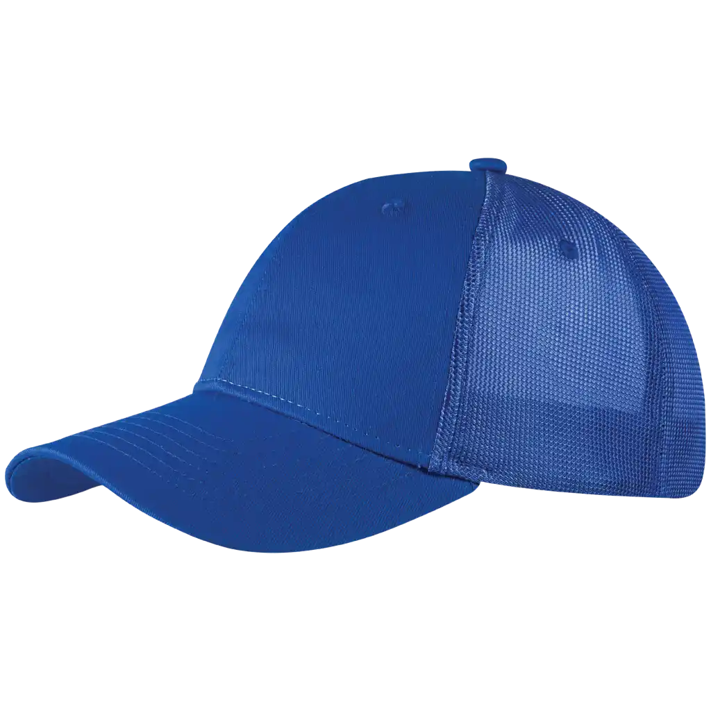 NewMesh trucker lippis royal sininen omalla logolla-ZigiZagi