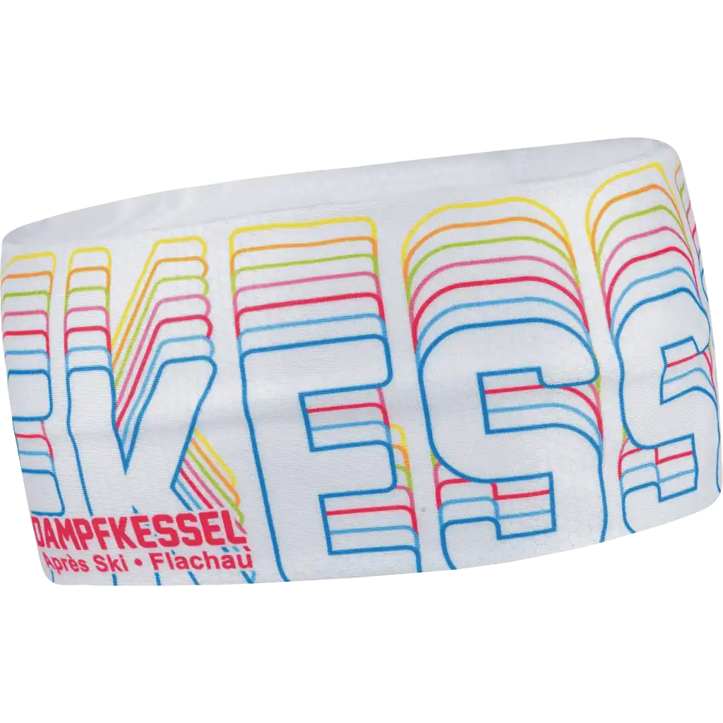 Asiakastyönä toteutettu kustomoitu urheilupanta seuran väreissä ja täysväripainatuksella