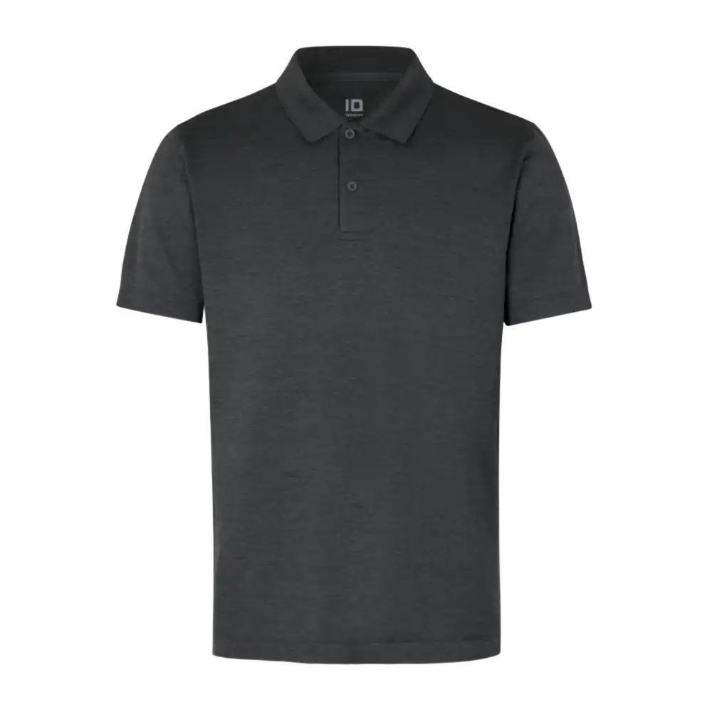Polo paita active id 0572-Anthracite melange-ZigiZagi