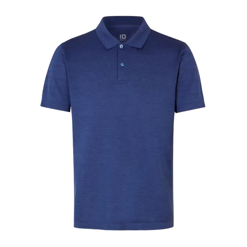 Polo paita active id 0572-Navy melange-ZigiZagi