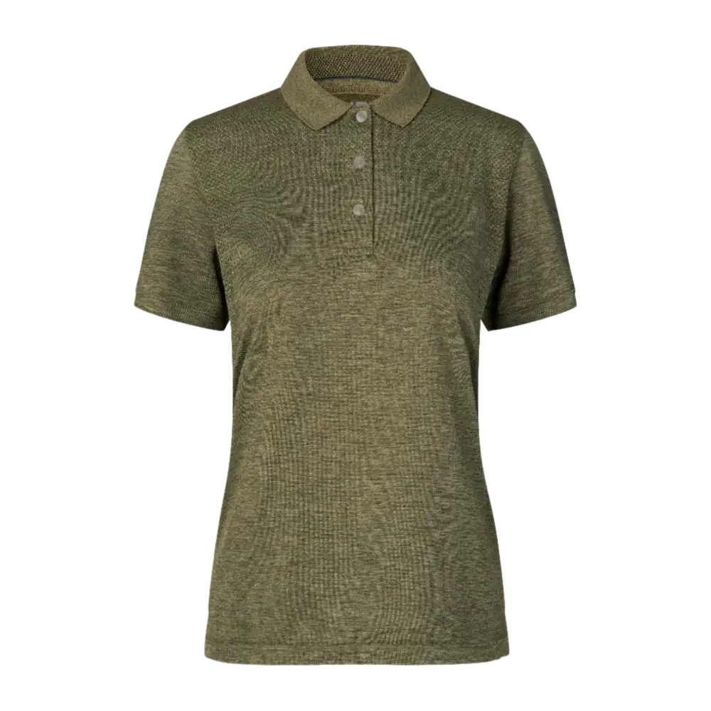 POLO PAITA ACTIVE NAISET ID 0573-Olive melange-ZigiZagi