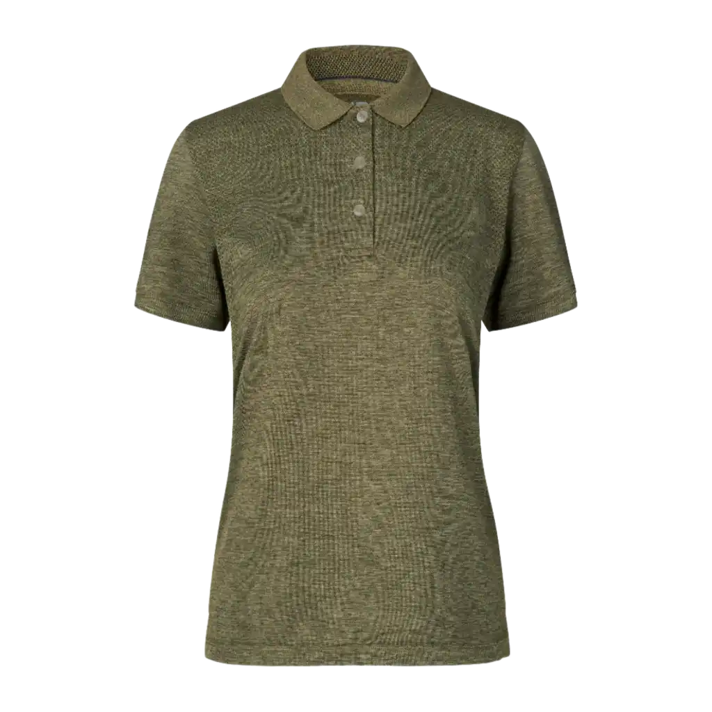 POLO PAITA ACTIVE NAISET ID 0573-Olive melange-ZigiZagi
