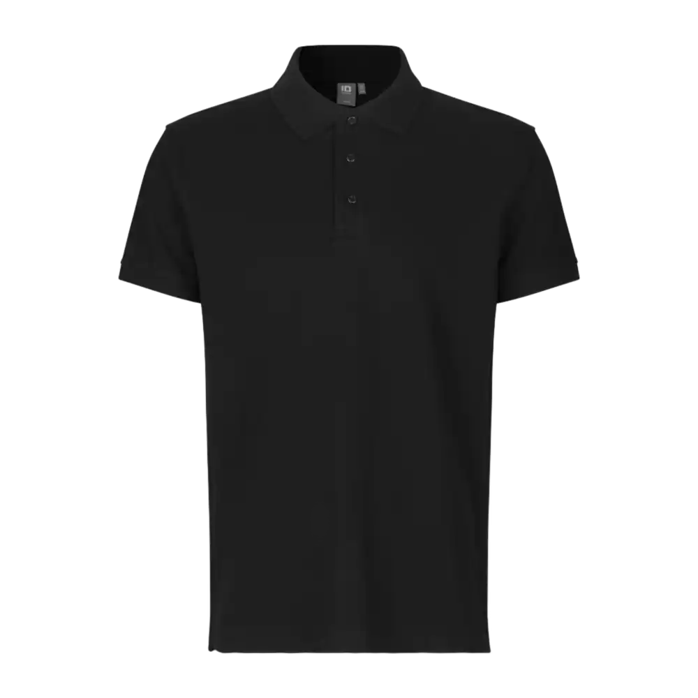 Polo paita Stretch ID 0525-Black-ZigiZagi