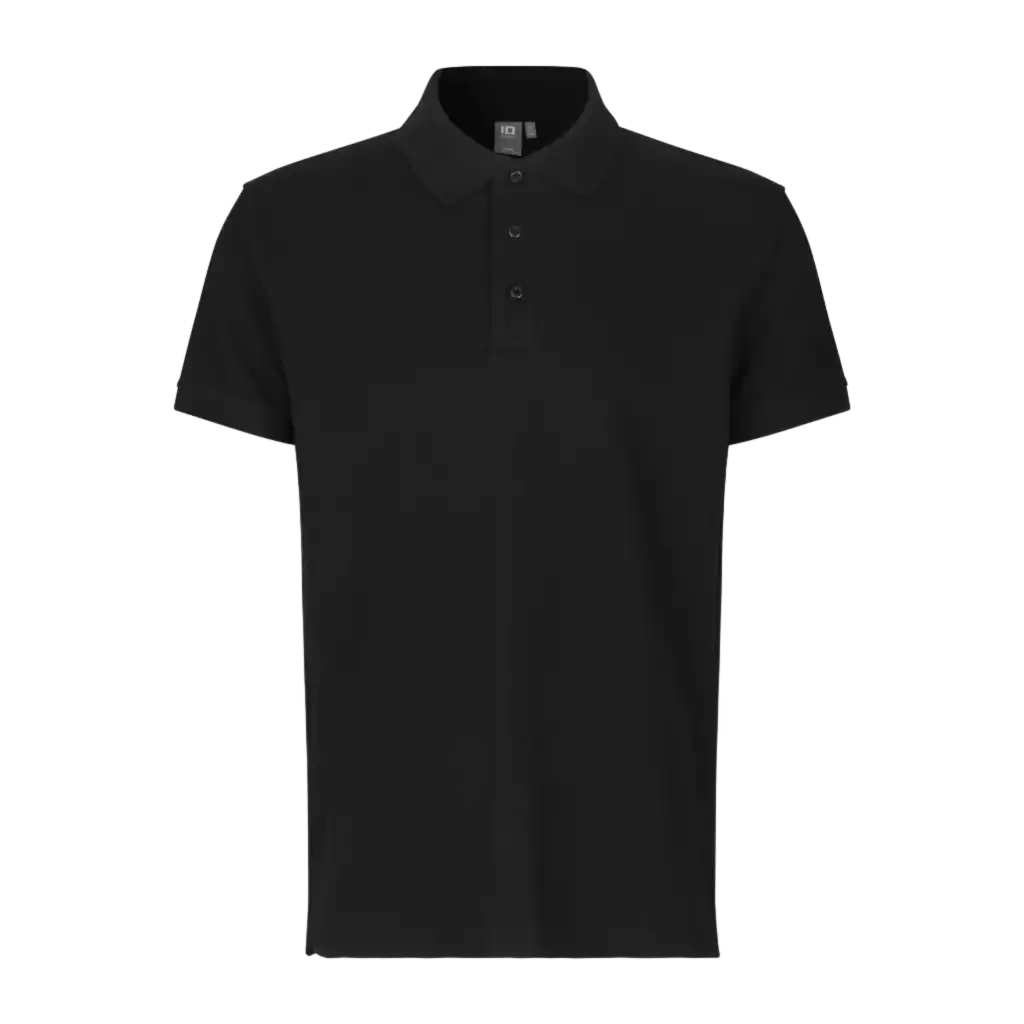 Polo paita Stretch ID 0525-Black-ZigiZagi