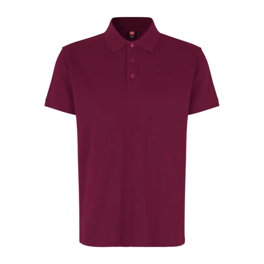 Polo paita Stretch ID 0525-Bordeaux-ZigiZagi