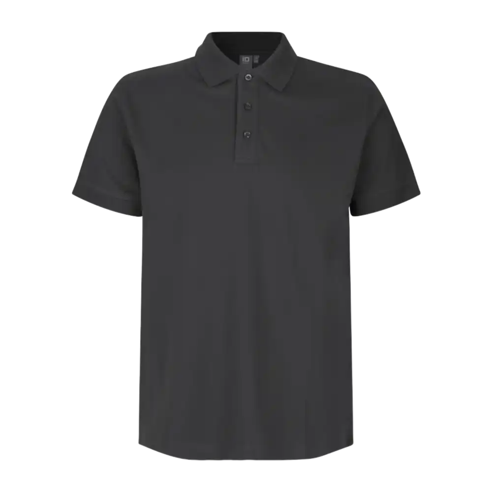 Polo paita Stretch ID 0525-Charcoal-ZigiZagi