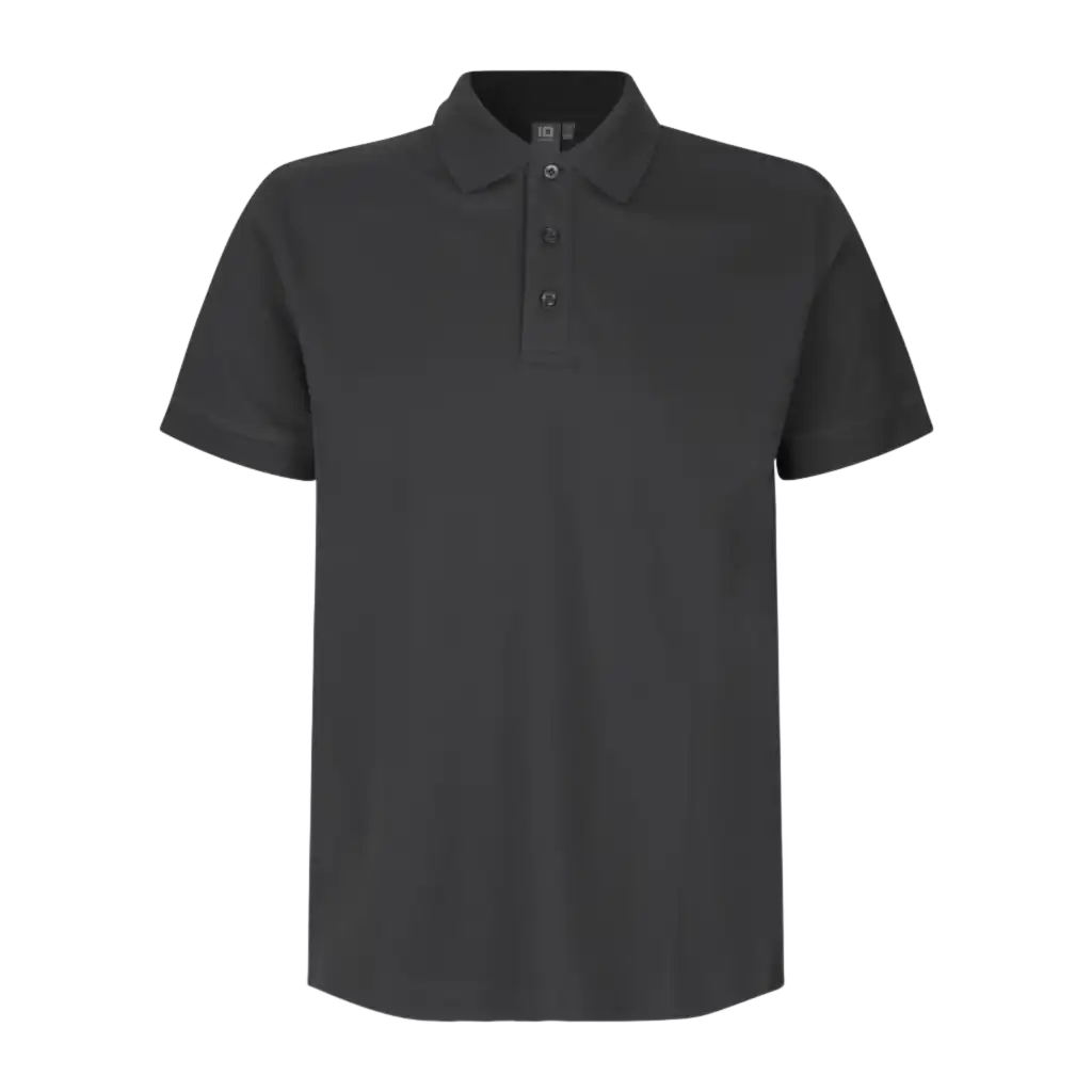 Polo paita Stretch ID 0525-Charcoal-ZigiZagi