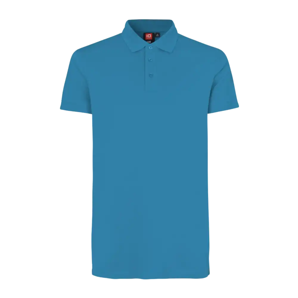Polo paita Stretch ID 0525-Turquoise-ZigiZagi