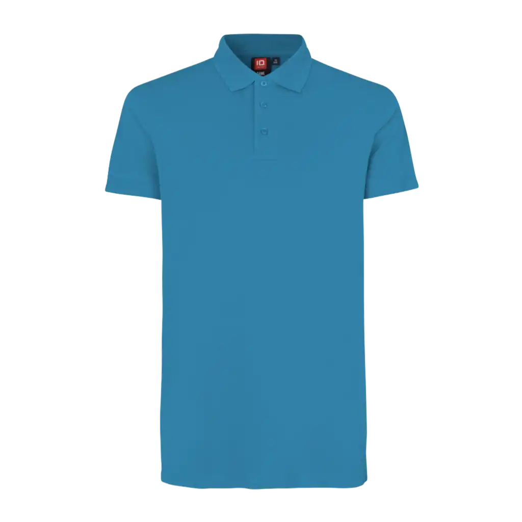 Polo paita Stretch ID 0525-Turquoise-ZigiZagi