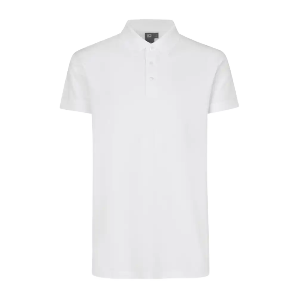 Polo paita Stretch ID 0525-White-ZigiZagi